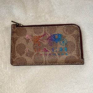 COACH Signature Card case
